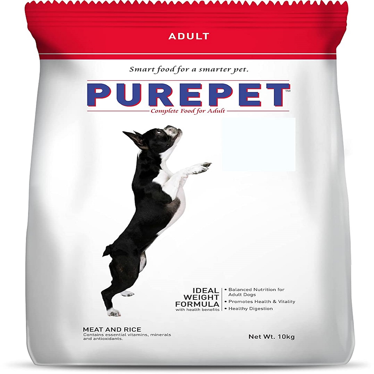 Purepet Meat and Rice Dry Dog Adult, 10kg